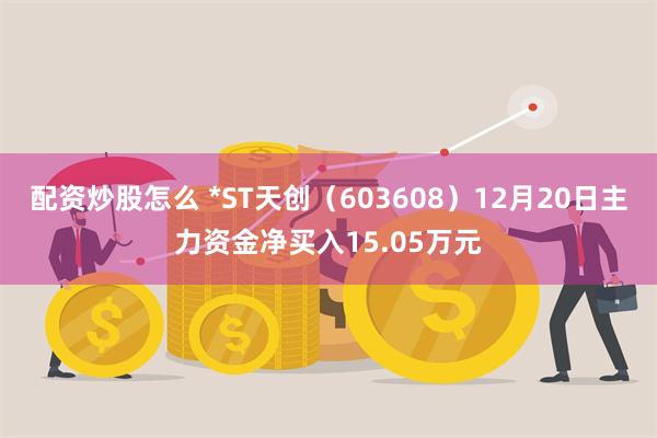 配资炒股怎么 *ST天创（603608）12月20日主力资金净买入15.05万元